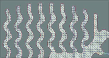 Section of Cast-Designer mesh