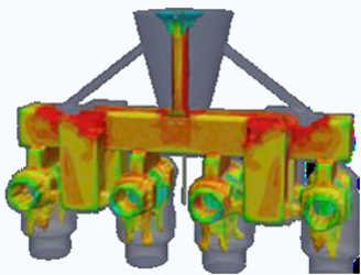 Solidification of investment casting